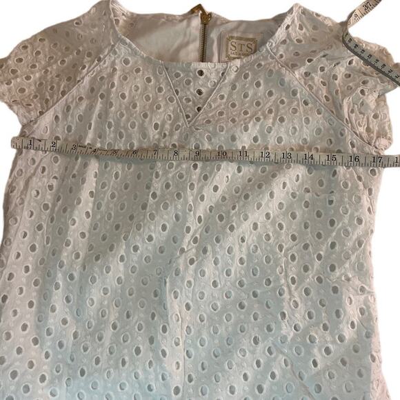 Sail To Sable White Eyelet Short sleeve top Size M - Picture 7 of 11